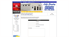 Desktop Screenshot of lakecountryauto.centraliowausedcars.com